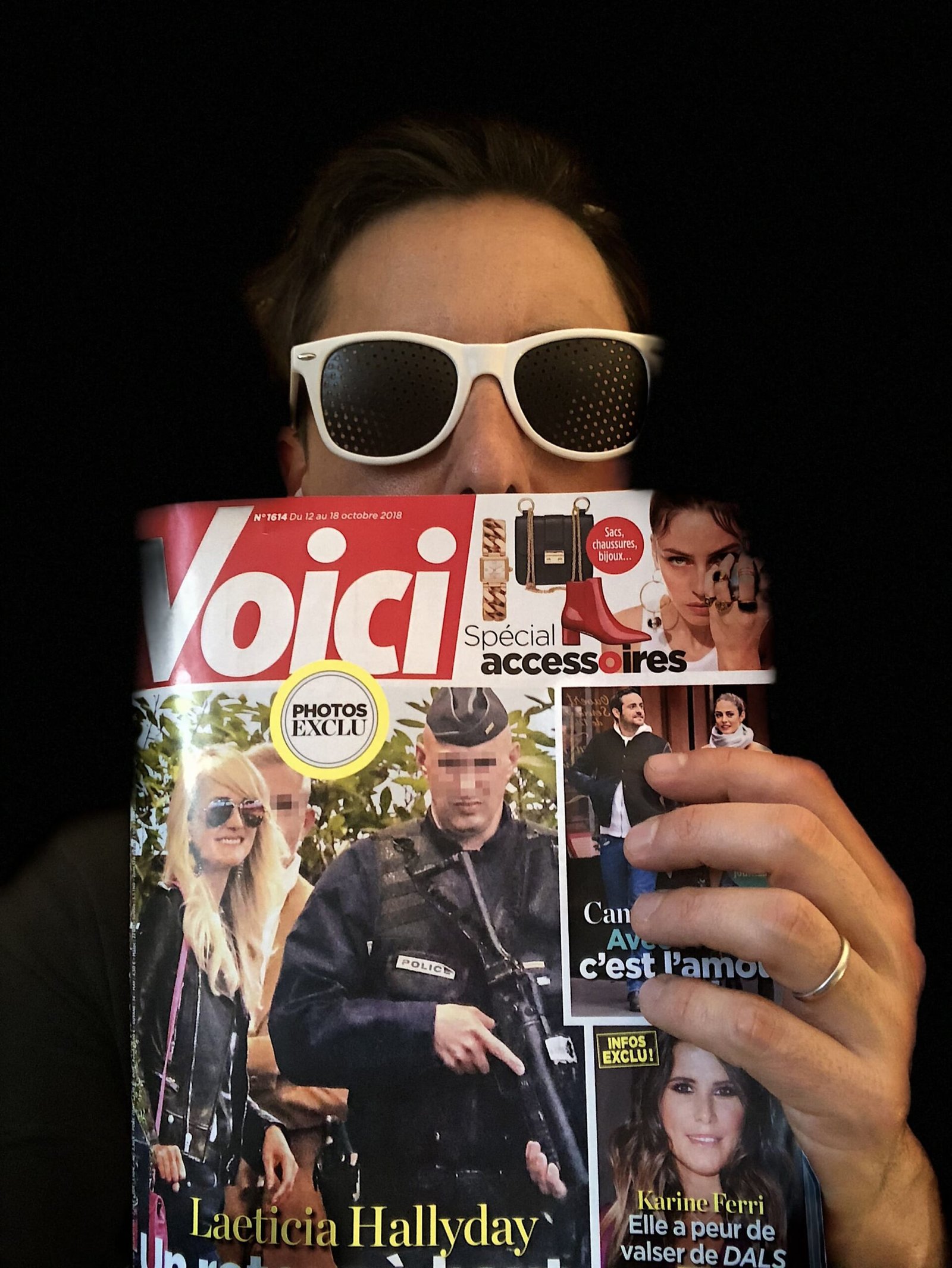 Arseneca dans le journal voici